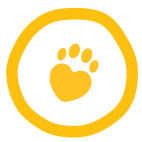 PetAds_Icon_Icon - Pawprint Yellow